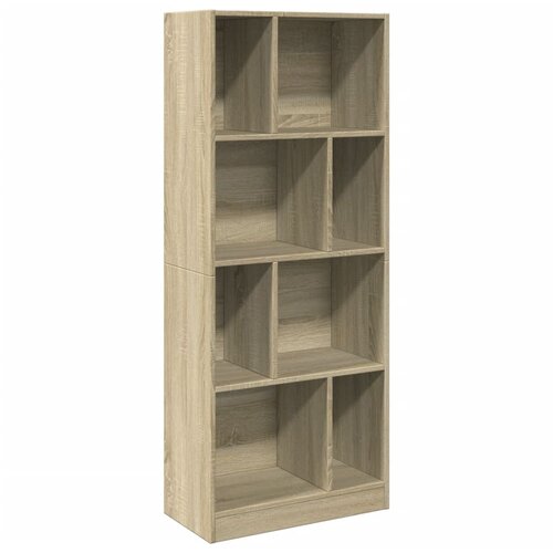 Maison Chic Knjižna omara - Knjižni regal sonoma hrast 57x28,5x141 cm inženirski les, (21725989) Cene