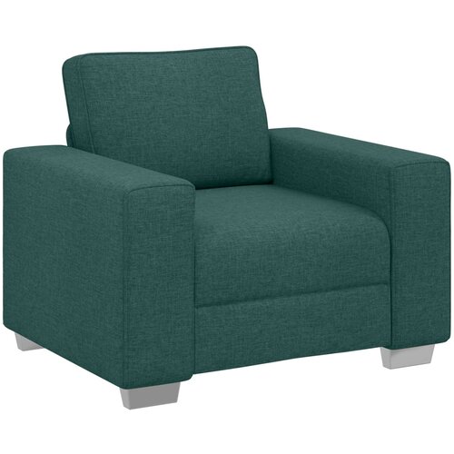 SOFA 3 pcs Tamnozelena 219 x 80 x 82 cm Platnasta tkanina Slike