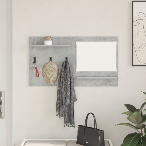 vidaXL Nadwyčajna obešalnik za plašče Betonsko siva 90 x 10 x 50 cm Cene