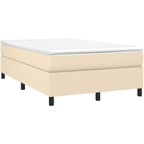 Maison Chic Box spring postelja - Vzmetna postelja z vzmetnico krem 120x190 cm blago SL9975, (21885747) Slike