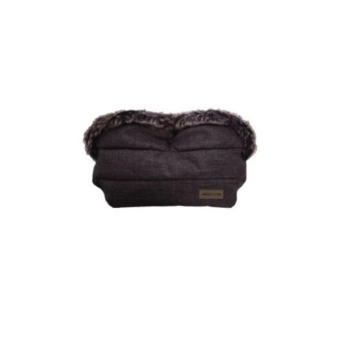  Zimska navlaka za rukohvat kolica Fur Melange Black KKB40104 Slike