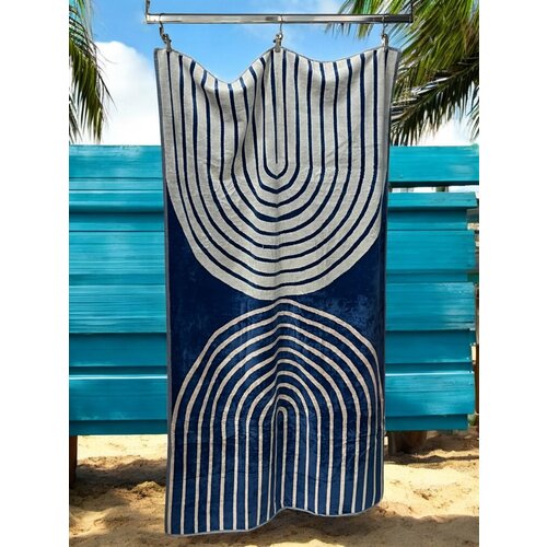 Viktorija Leskovac peškir za plažu Deep Blue, 100% Pamuk, 100 x 170 cm Cene