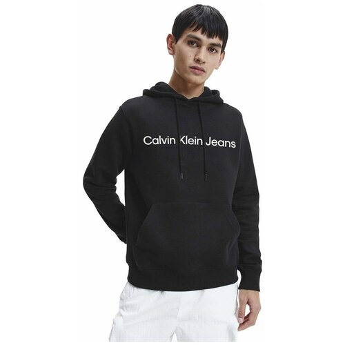 Calvin Klein Jeans Puloverji J30J322551 Beh Črna Slike