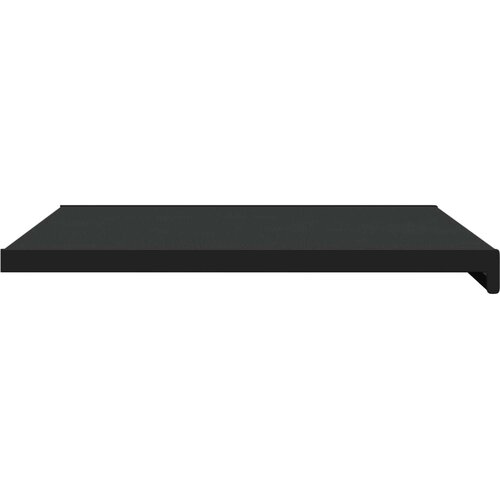  Prozorska klupčica Crno s drvenim uzorkom 100 x 50 x 4,5 cm PVC Slike