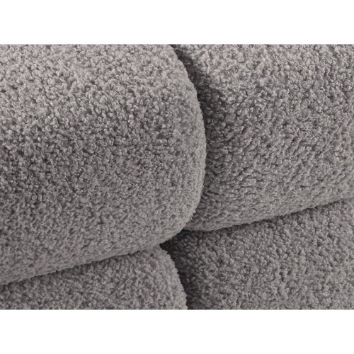 Micadoni Svetlo siva sedežna garnitura iz tkanine boucl&amp;eacute; 188 cm Bellis &amp;ndash; Home Slike