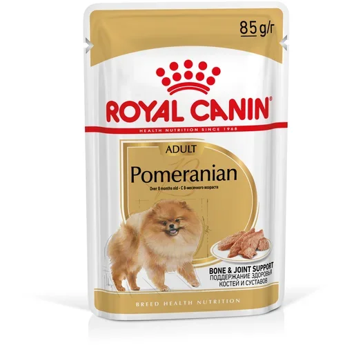 Royal Canin Breed Pomeranian Adult - Kot dopolnilo: 24 x 85 g Breed Pomeranian mokra hrana