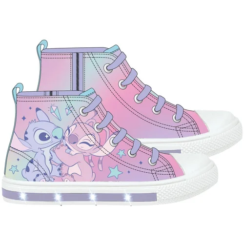 STITCH SNEAKERS PVC SOLE WITH LIGHTS HIGH