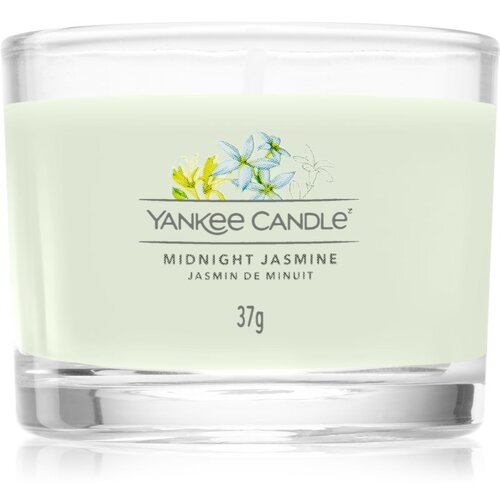 Yankee Candle Midnight Jasmine mala mirisna svijeća bez staklene posude I. Signature 37 g Slike