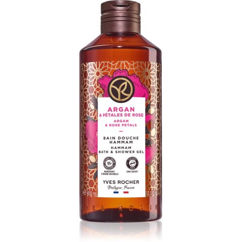Yves Rocher Bain de Nature gel za prhanje in kopanje Argan & Petal Rose 400 ml Cene