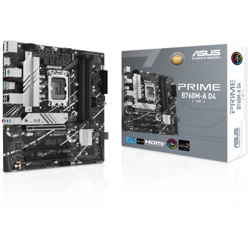 Asus PRIME B760M-A D4-CSM Intel B760 LGA 1700 micro ATX Cene