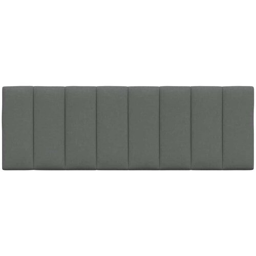 vidaXL Vzglavna stranica temno siva 140 cm blago Cene