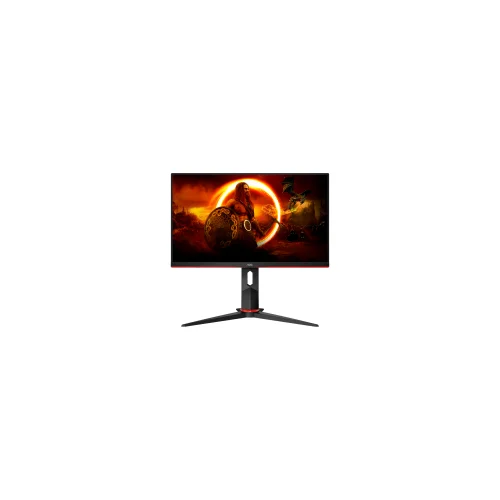 AOC Monitor LED 24G2SU/BK Gaming VA 23.8” Adaptive Sync 1920×1080 at 165Hz, 1ms, 3000:1, HAS 130mm, USB-Hub, 3y