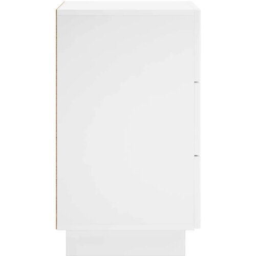  Noćni ormar 2 kom. Bijela visokog sjaja 33 5 x 34 5 x 60 cm - Bijela visokog sjaja 2 Slike