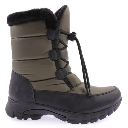 DGN 1058 Women's Shearling Accessories Lace-Up Boots