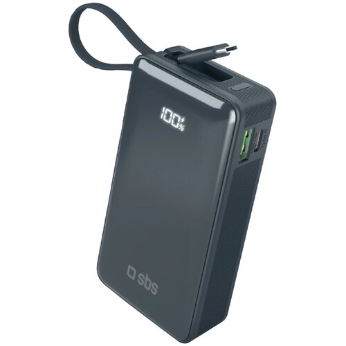 Sbs POWERBANK 10000 MAH 20W Z VGRAJENIM USB-C KABLOM ZA TELEFONE, (5000497138) Slike