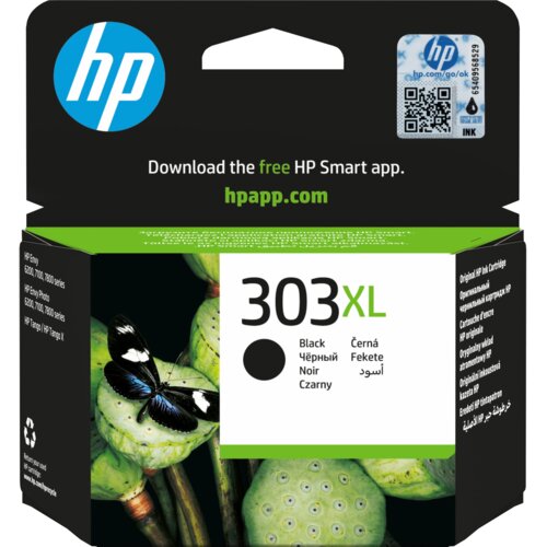 HP 303XL Visokozmogljiva Črna Originalna Tinta Kartica rezervoar s tintom 1 kom Visoka Črna Cene
