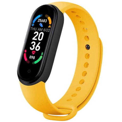 ILIKE Pametna zapestnica iWear SM6 - merilnik telesne pripravljenosti IP67 s srčnim utripom in krvnim tlakom / družabnimi omrežji / monitorjem spanja, rumena, (21215723) Cene