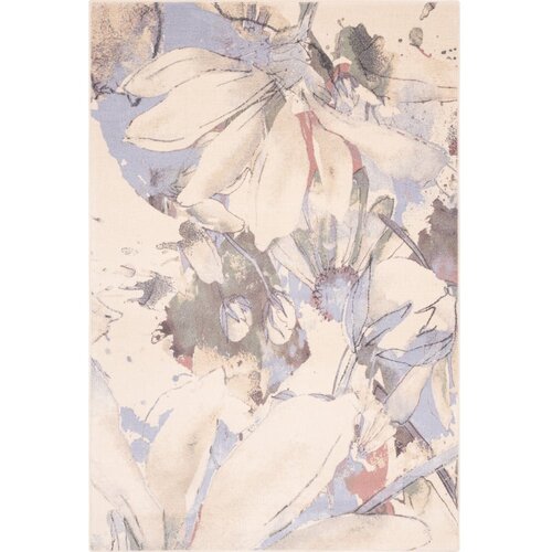 Agnella Kremno bela volnena preproga 133x180 cm Lilia – Cene