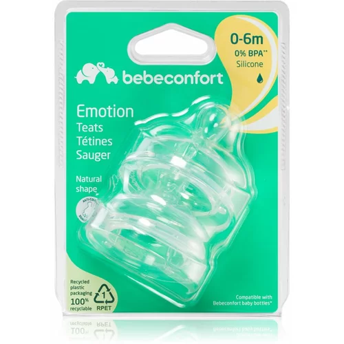 Bebe Confort Emotion Slow Flow cucelj za stekleničko 0-6 m 2 kos
