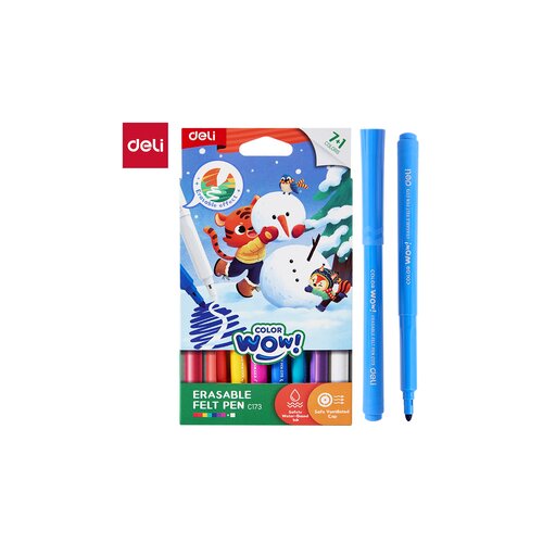 Deli FLOMASTERI IZBRISIVI 7+1 BOJA EC173 Slike