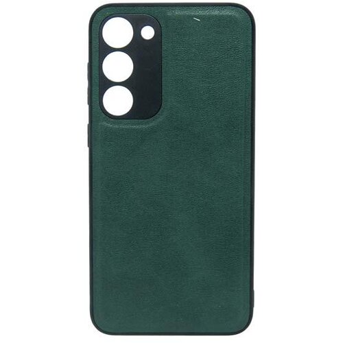  Maska za telefon LEATHER CASE za Samsung S23 Plus, Zelena Cene