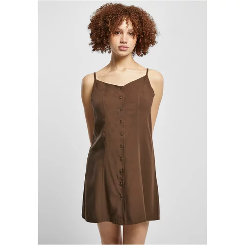 UC Curvy Ladies Vicose Mini Dress brown