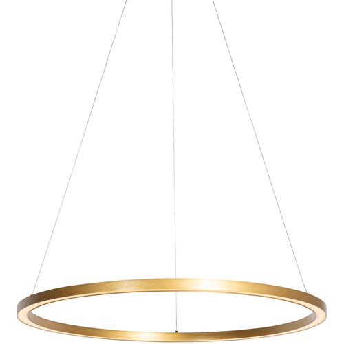 QAZQA Professional Zlata viseča svetilka 80 cm, vključno z LED, 3-stopenjsko zatemnitvijo - Girello Cene