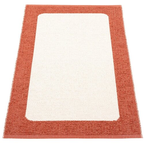 Pappelina Opečnato oranžna/kremno bela notranja in zunanja preproga 70x120 cm Ilda Brick – Cene