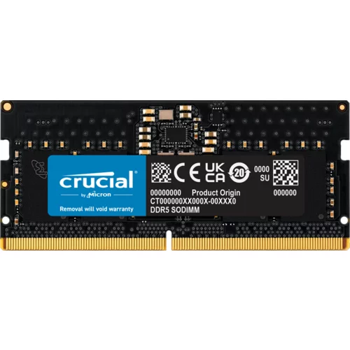 Crucial 8GB DDR5-4800 SODIMM CL40 (16GBit) - CT8G48C40S5