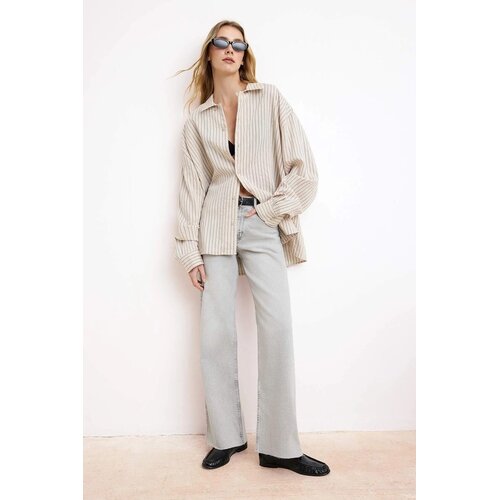 TRENDYOLMILLA ženske pantalone Twoss26Je00119, siva Cene