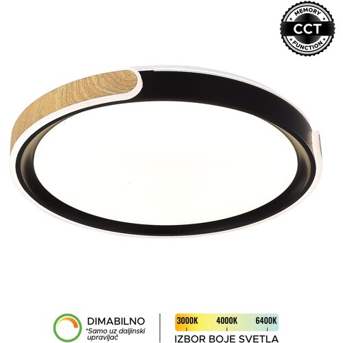 Forma LED plafonjera LP-407-70R BK+WD Cene