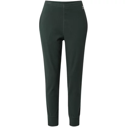 Puma Športne hlače 'Exhale' kremna / temno zelena