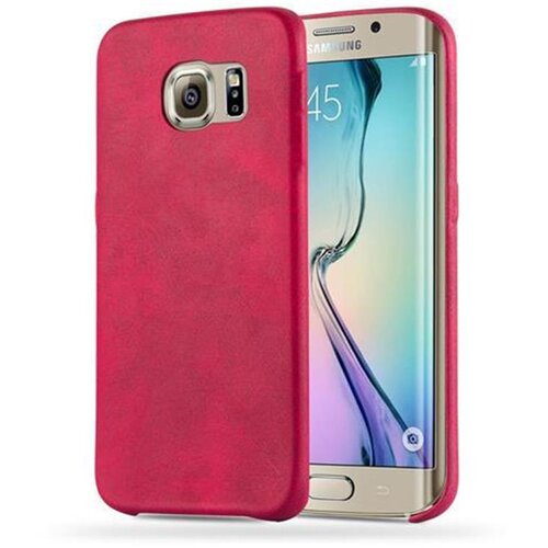 Cadorabo Case, združljiv s Samsungom v Vintage Red - Hard Case Protective Cover iz imitacijskega usnja, (20567730) Slike