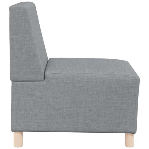  Modularna sofa bez naslona 2 pcs Svijetlo siva 55 x 74 x 82 cm Slike