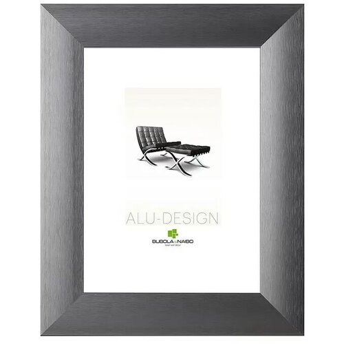 BUBOLA E NAIBO Aluminijast okvir za slike Alu-Design (13 x 18 cm, antracit, &amp;scaron;irok okvir) Slike