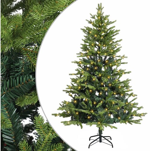  Umjetno božićno drvce s nogom 240 cm 300 LED lampica Slike