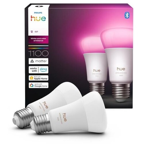  komplet 2x led prigu&scaron;iva sijalica philips hue waca E27/8,1W/230V 1000-20000K Cene
