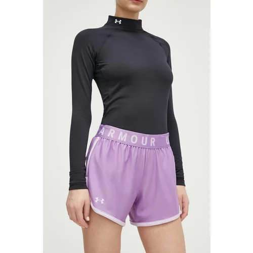 Under Armour Kratke hlače za vadbo ženski, vijolična barva