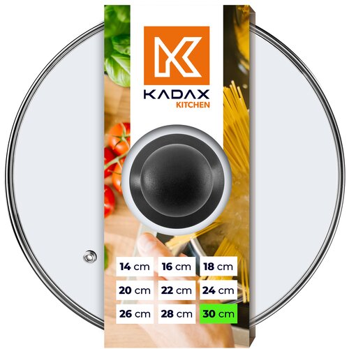 KADAX Stekleni pokrov 30 cm Univerzalna ponev, odporna na vročino, (5000355907) Cene
