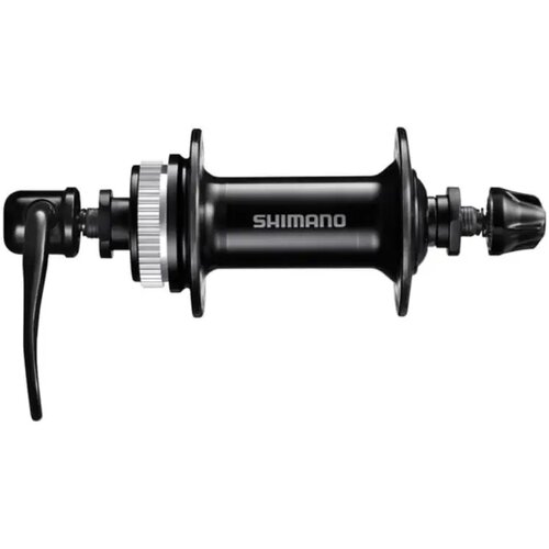  Glavčina Prednja Shimano, Hb-Qc300, Center Lock Disc 32H, Qr:133Mm(Black), Old:100Mm, W/Rotor Mount Cover, W/O Lock Ring, Black, Ind.Pack Slike
