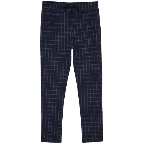 Trendyol Pajama Bottoms - Dark blue - Bootcut