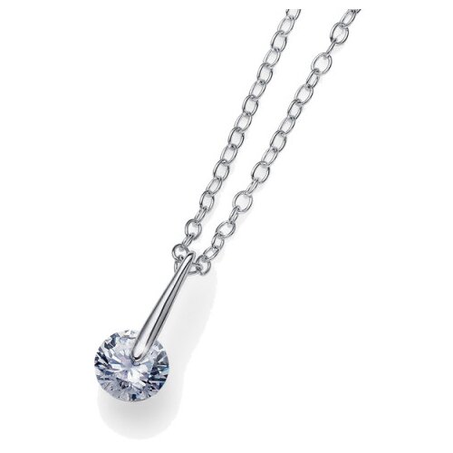 Oliver Weber ženski Wheely 925AG Crystal Srebrni Lančić Sa Belim Swarovski Kristalnim Priveskom Cene