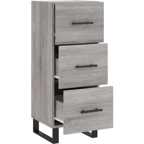 VidaXL Komoda boja hrasta sonome 34 5x34x90 cm od konstruiranog drva Slike