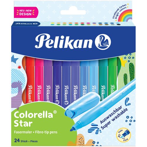 Pelikan Fiber Pen colorella zvezda, kartonska škatla 24, (21655859) Cene