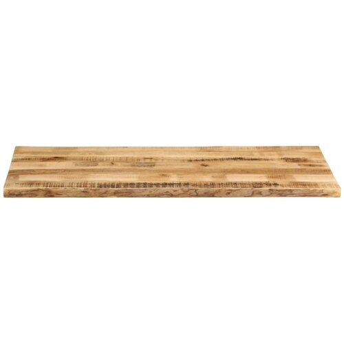 Stolna ploča sa živi rub 140x60x2,5cm masivno grubo drvo manga Slike