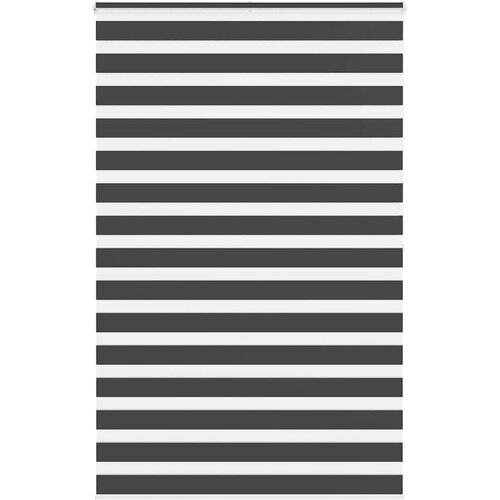vidaXL idaXL Zebra senčilo črna 145x200 cm tkanina širina 140,9 cm poliester Cene