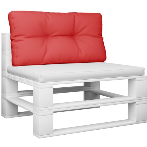  Jastuk za palete crveni 70 x 40 x 12 cm od tkanine Slike