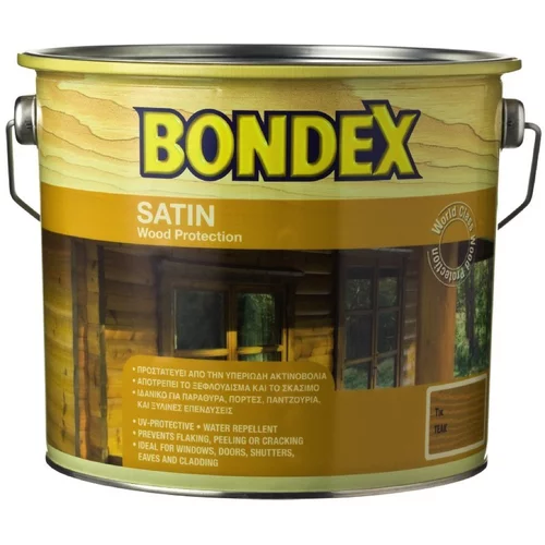 BONDEX premaz za les satin finish wood 0,75 l, ebenovina S-005