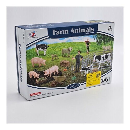  Zhongjieming toys, igračka, set farma, domaće životinje, 4073141 ( 867119 ) Cene