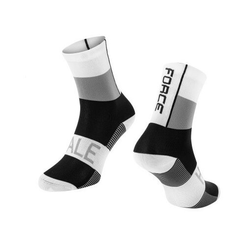 Force čarape hale, belo-crno-sive l-xl/42-47 ( 900881 ) Slike